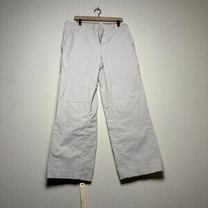 Banana Republic Stretch White Cream Formal Pants Men 34x31 Formal Prep Casual